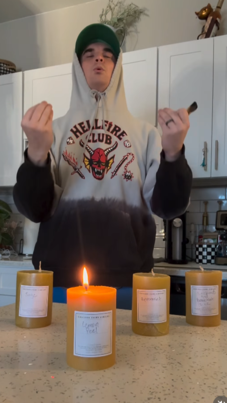 Ethan reviews Unicorn Fairy Circles candles